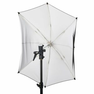ADW 30" White Adjustable Umbrella